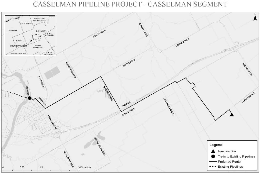 Casselman Segment Map