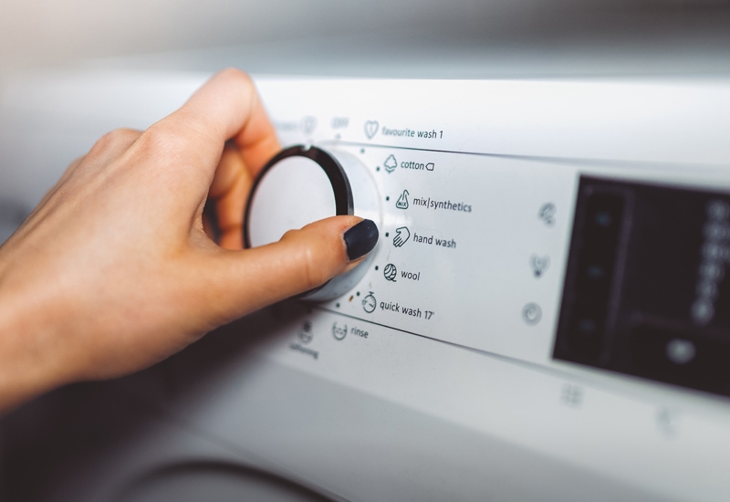 consumer using appliance